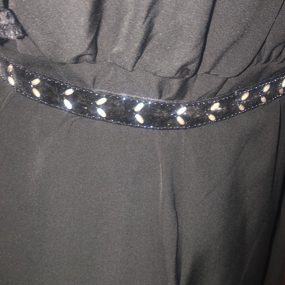 Beautiful black vintage reproduction dress- 40’s 50’s style- lace detailing- 3X - Picture 10 of 10